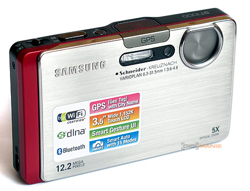 Samsung ST1000: nabitý technologiemi