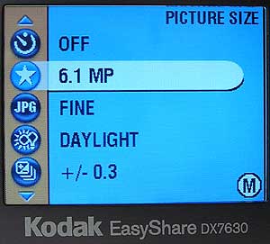 Kodak EasyShare DX7630: Síla je ve snadném ovládání