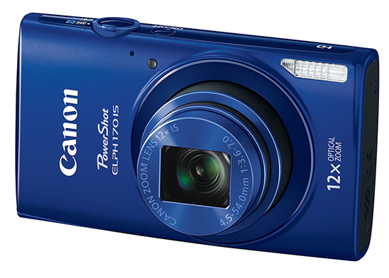 Kompaktní Canon IXUS 170 s 12× optickým zoomem