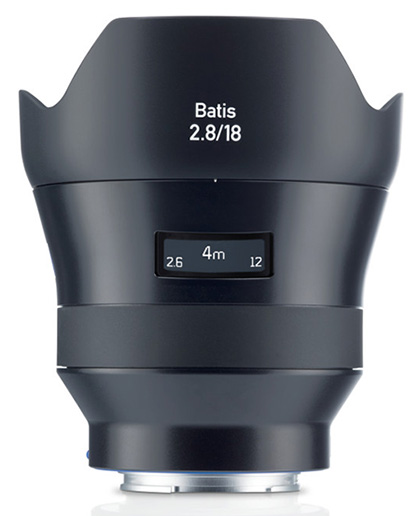 Širokoúhlý Zeiss Batis 2.8/18 pro Sony FE