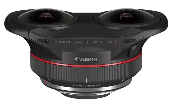Canon uvádí objektiv pro virtuální realitu: RF 5.2mm F2.8L Dual Fisheye