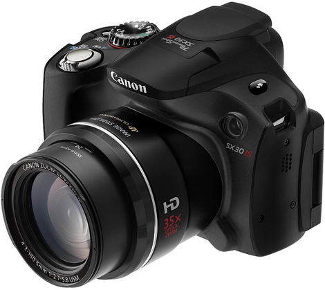 Šokující Canon PowerShot SX30 IS s 35× zoomem