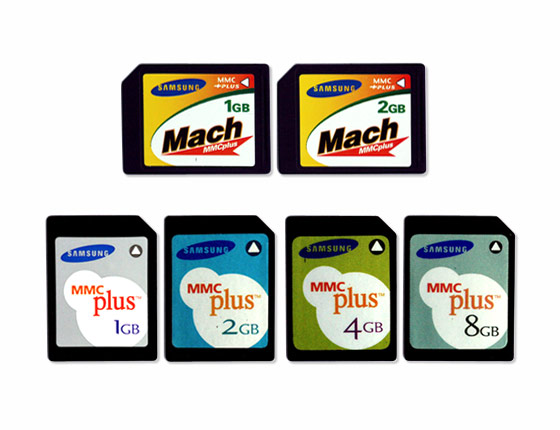 Samsung představuje 8GB MMC karty a další rychlá média