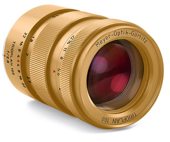 Trioplan 100mm F2.8 nyní i v titanové a zlaté verzi