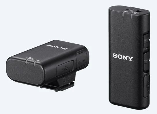 Sony pro vloggery: nové bezdrátové mikrofony ECM-W2BT a ECM-LV1