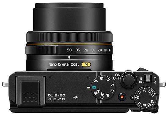 Ultraširokoúhlý světelný profi kompakt Nikon DL18-50 f/1.8-2.8