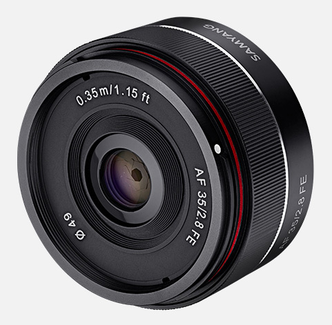 Samyang uvedl levný AF 35mm F2.8 FE pro Sony