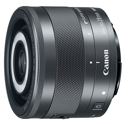 Makro objektiv Canon EF-M 28mm f/3.5 Macro IS STM s LED světlem