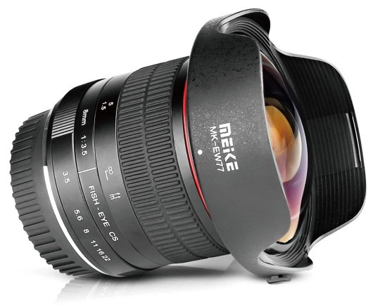Meike uvádí objektiv rybí oko 8mm F3.5 i pro Nikon Z a Canon RF