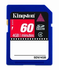 Kingston Digital uvádí nové karty SDHC pro videokamery