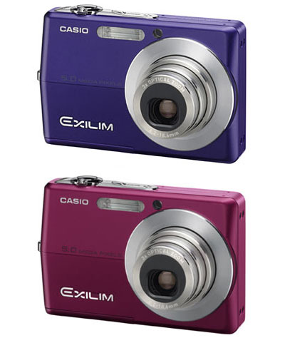Casio představuje Exilim Z-500 v nových barvách