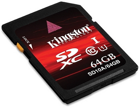 Kingston uvádí 64GB SDXC karty