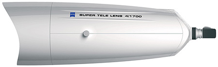 Nejdelší objektiv na světě - Zeiss 1700 mm