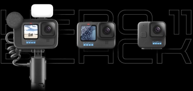 GoPro Hero 11 Black dostává 1/1,9" snímač a 10bitové video v 5.3K
