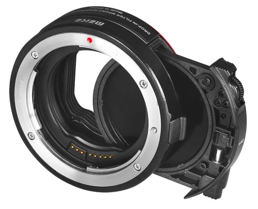 Meike MK-EFTR-C: redukce z EF na RF s možností vložení filtrů