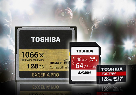 Toshiba inovovala řadu paměťových karet Exceria
