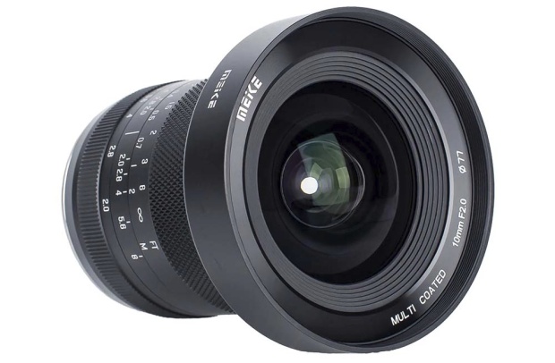 Meike uvedlo velmi širokoúhlý objektiv 10mm F2.0