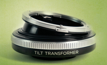 Lensbaby Tilt Transformer pro MFT a Sony NEX