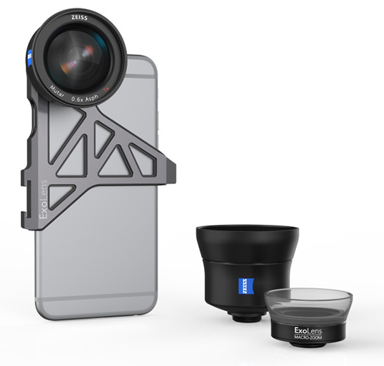 Exolens, předsádky pro Apple iPhone 6 od Zeisse