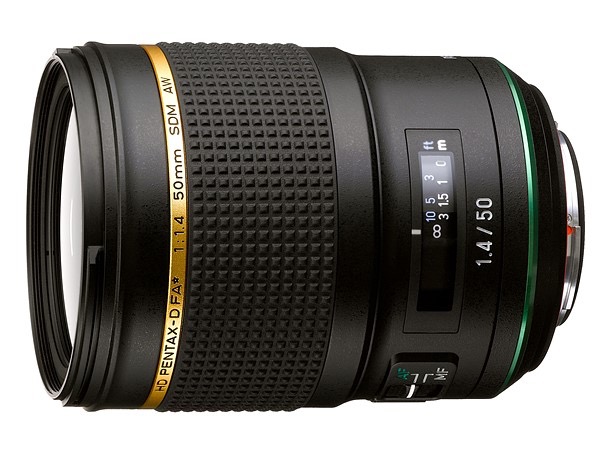 Ricoh uvedl objektiv Pentax-D FA* 50mm F1.4 SDM AW