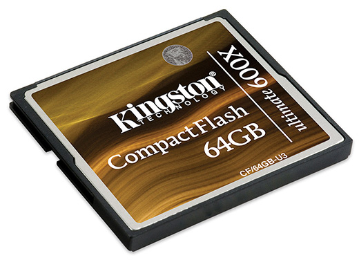 Kingston uvedl USB 3.0 čtečku karet FCR-HS4 a CF karty 600× 64GB