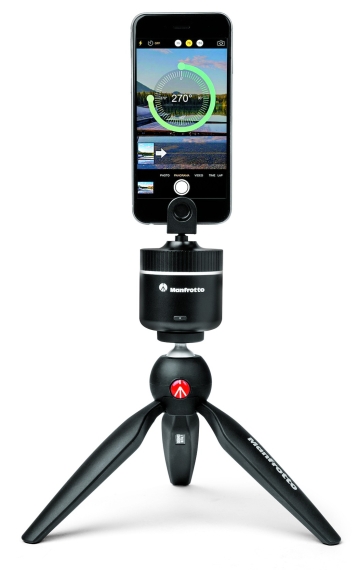 Manfrotto Pixi Pano360, motorizovaná hlava nejen pro smartphony