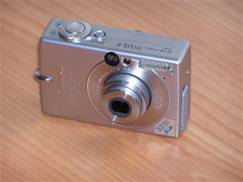 Canon Digital Ixus II: miniatura do kapsy