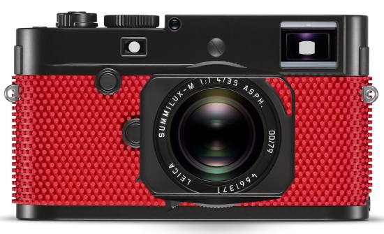 Červená Leica M-P "grip" od Rolfa Sachse