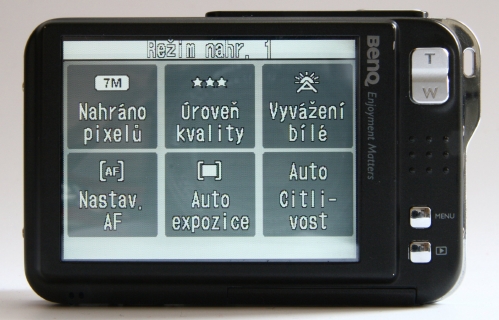 BenQ T700: jemnými doteky