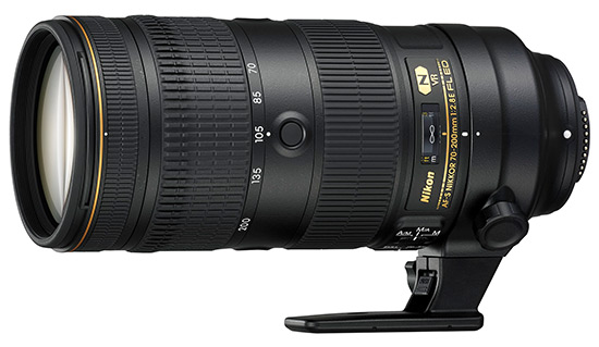 Světelný telezoom AF-S Nikkor 70-200mm F/2.8E FL VR
