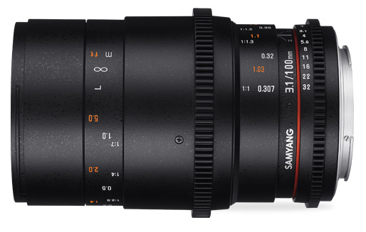 Video objektiv Samyang 100mm T3.1 VDSLR