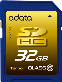 A-Data uvede vlastní 32GB kartu Turbo SDHC