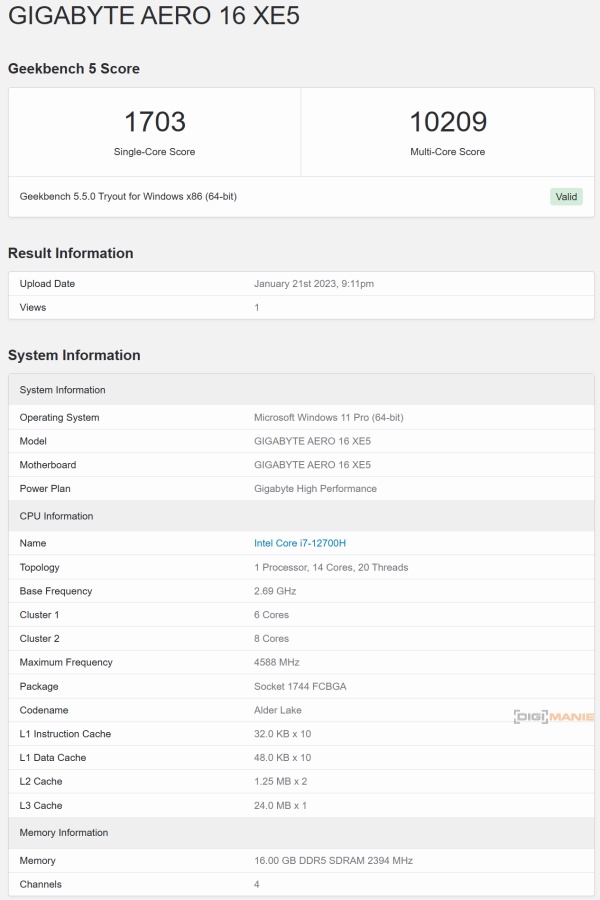 Gigabyte Aero 16 XE5: s panelem AMOLED nejen na práci