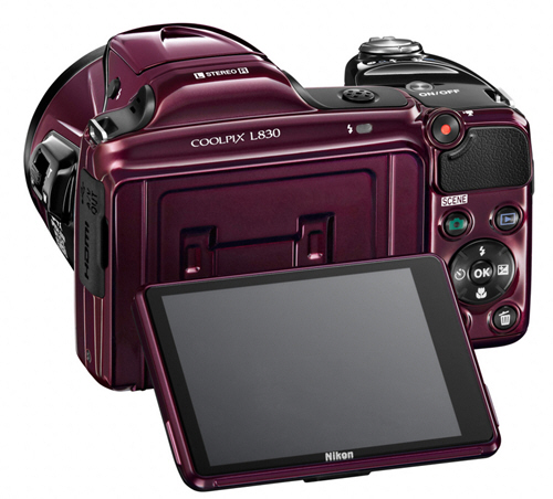 34× ultrazoom Nikon Coolpix L830