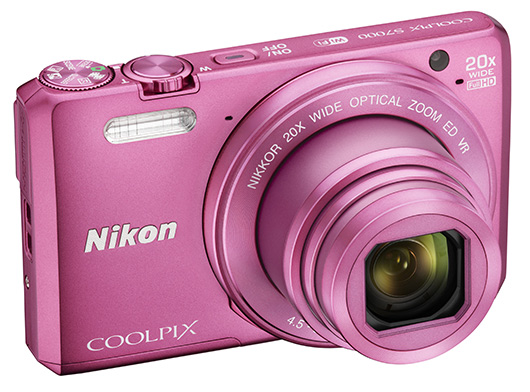 Malý 20× ultrazoom Nikon Coolpix S7000 s Wi-Fi