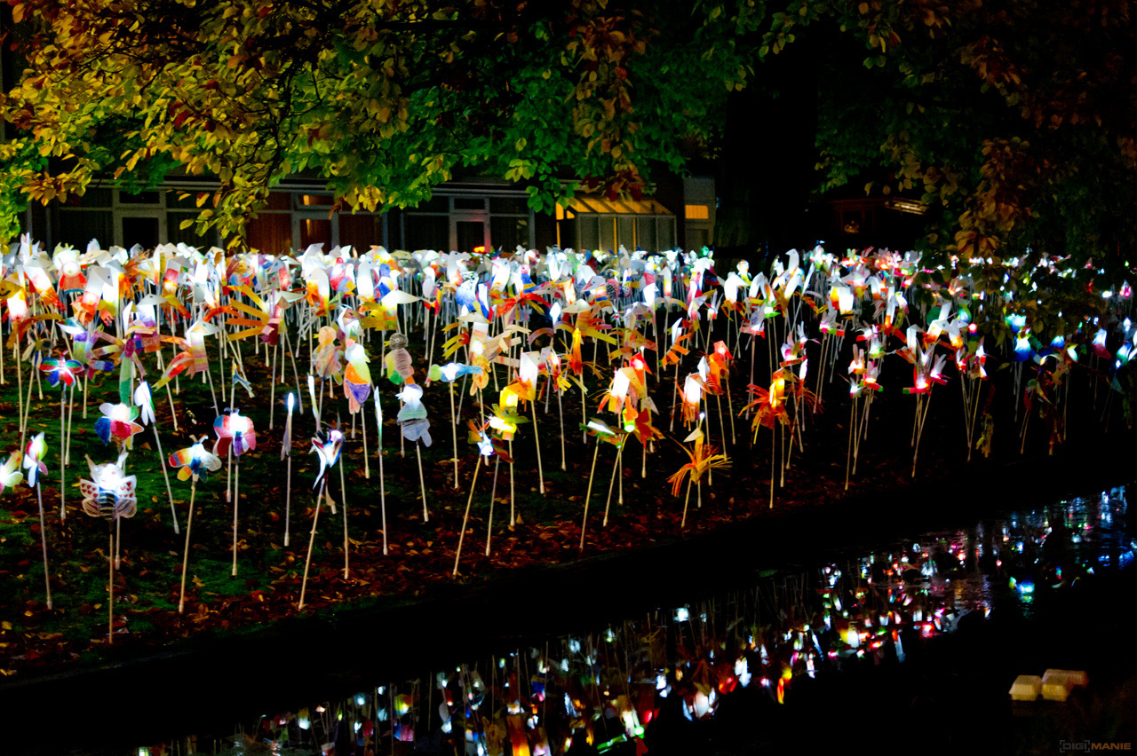 GLOW 2013: umělecká světelná show