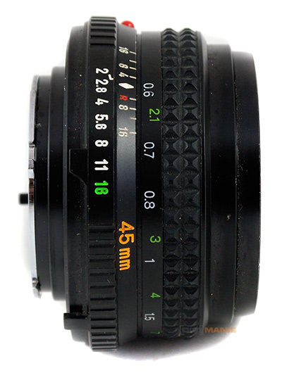 Minolta MD Rokkor 45mm F2.0 (MD)