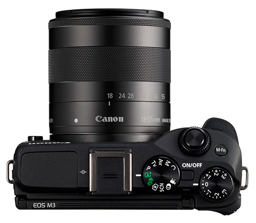 Canon EOS M3 s novým 24MPx čipem a LCD pro selfie