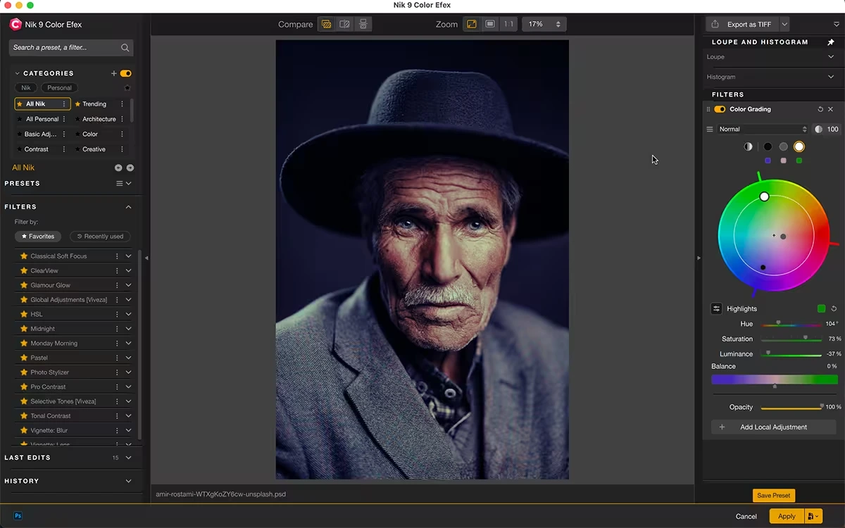 DxO Nik Collection 9 Color Grading