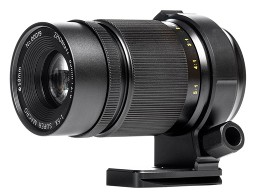 Extrémní makro objektiv Mitakon 85mm f/2.8 1-5X Super Macro