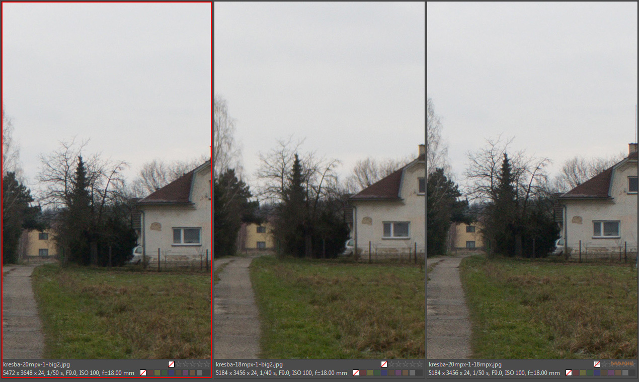 Souboj senzorů: APS-C Canon 18 MPx vs. 20 MPx