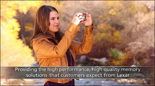 Výroba paměťových karet u Lexaru