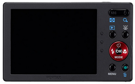 Pentax Optio RS1000 s měnitelným vzhledem