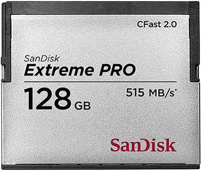 SanDisk představuje rychlé CFast 2.0 karty Extreme Pro