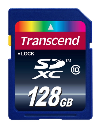 128GB SDXC karta od společnosti Transcend