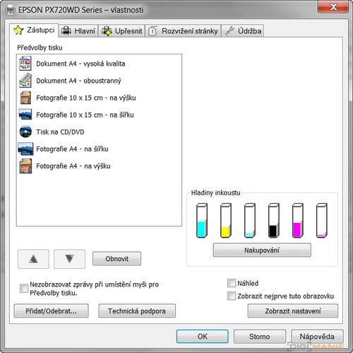 Epson Stylus Photo PX720WD: multifunkční krasavec