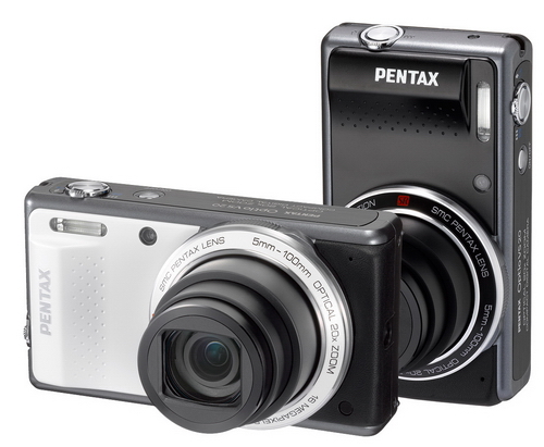 Kapesní ultrazoom Pentax Optio VS20 se dvěma spouštěmi a dobrou světelností