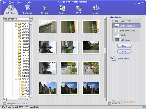 BenQ DC T800: dotykový displej levně