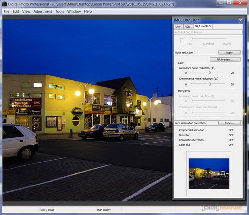 Canon PowerShot S90: malý zázrak