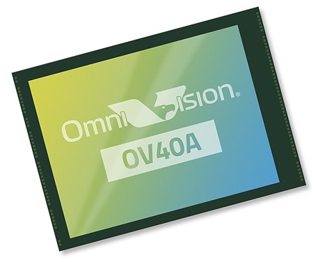 OmniVision OV40A: 1/1,7" snímač se 40 MPx a 1,0µm pixely